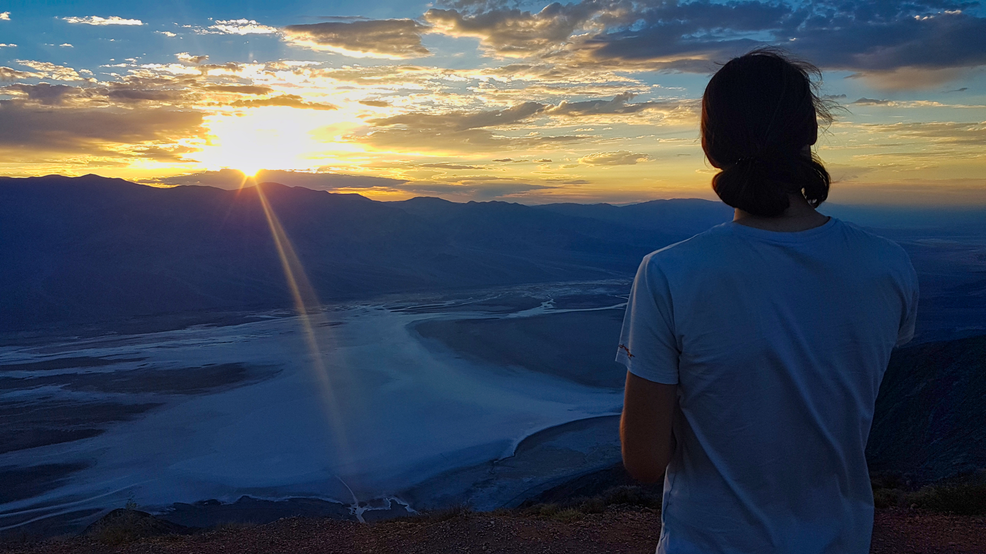 Sonnenuntergang im Death Valley 